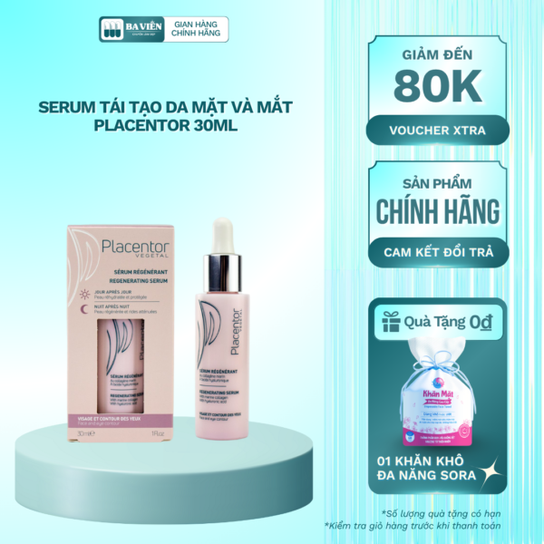Tinh Chất Tái Tạo Da Placentor Vegetal Regenerating Serum (Face & Eyes Contour)