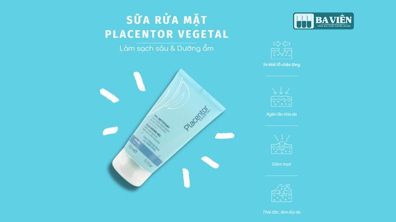 Gel Rửa Mặt Placentor Vegetal Cleansing GEL Dành Cho Mọi Loại Da