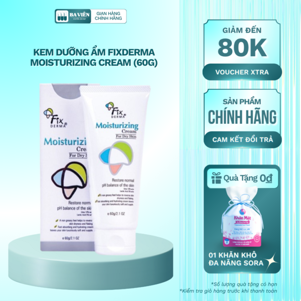Kem Dưỡng Ẩm Fixderma Moisturizing Cream (60g)