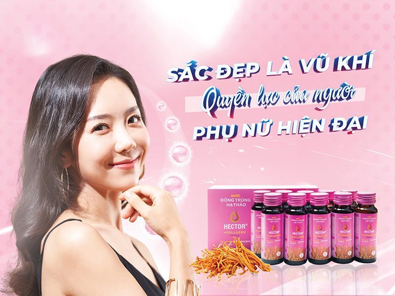 Hector Collagen đông trùng hạ thảo Hộp 10 Chai