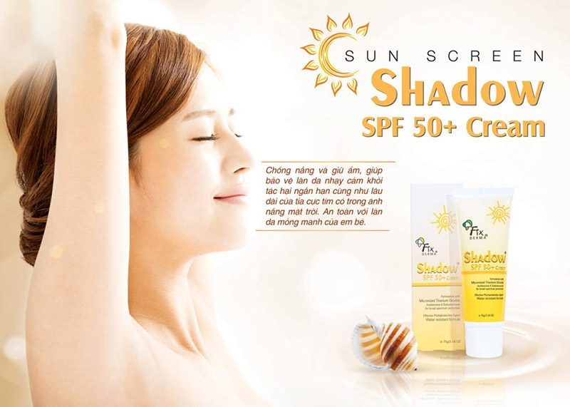 Fixderma Shadow SPF 50+ thông tin mô tả