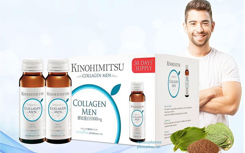 Nước uống đẹp da Kinohimitsu Collagen Men