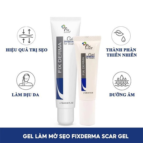 Công dụng Gel mờ sẹo Fixderma Scar Gel