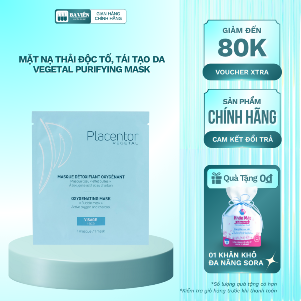 Placentor - Mặt nạ thải độc Purifying Mask (Bubble Mask) 20ml