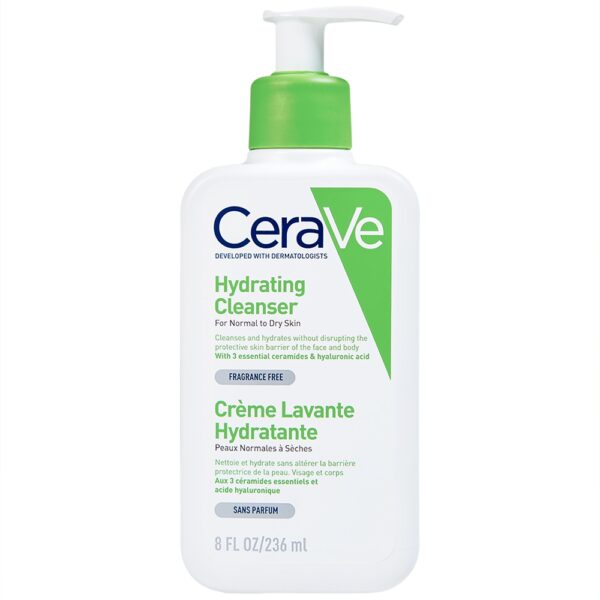 CeraVe Sữa Rửa Mặt Cho Da Thường Đến Khô Hydrating Cleanser