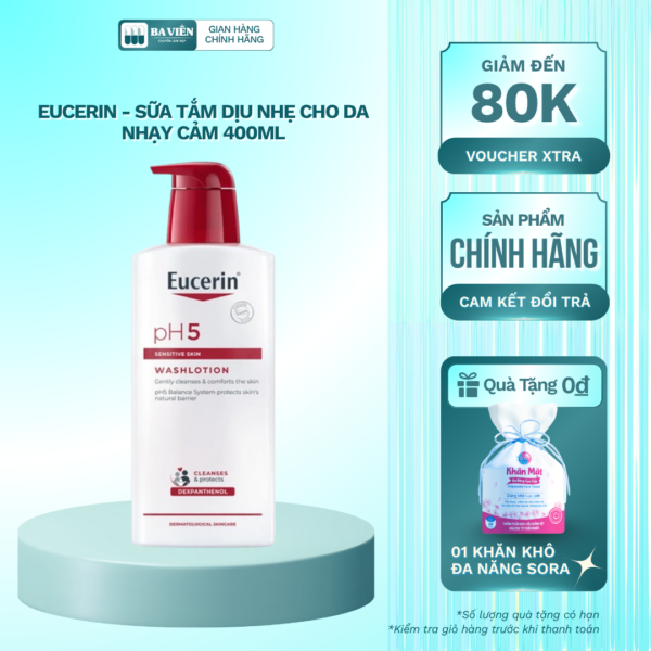 Eucerin - pH5 WashLotion Preserves Skin Resilience 400ml